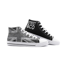 Cargar imagen en el visor de la galería, Unisex High Top Canvas Shoes - STREET&CO - Urban Freedom