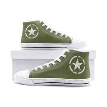 Cargar imagen en el visor de la galería, Unisex High Top Canvas Shoes