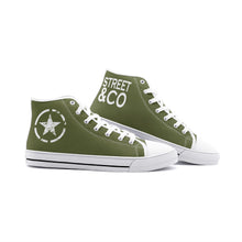 Cargar imagen en el visor de la galería, Unisex High Top Canvas Shoes